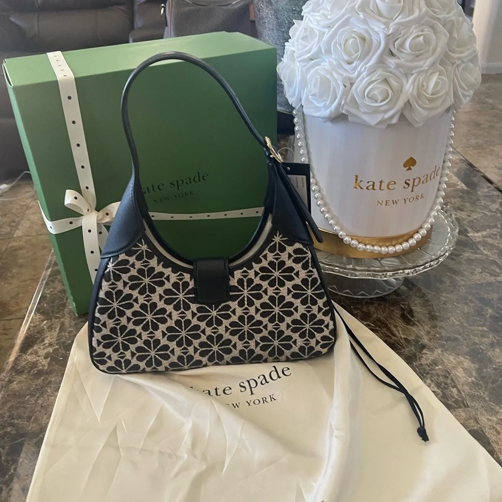 Kate Spade Spade Flower Jacquard Nouveau Small Shoulder Bag